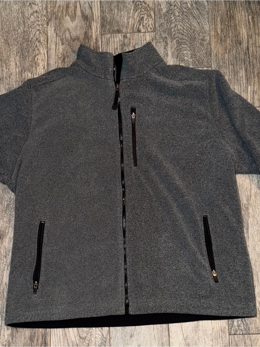 L.L.Bean Men’s XL Gray Full Zip Fleece Jacket